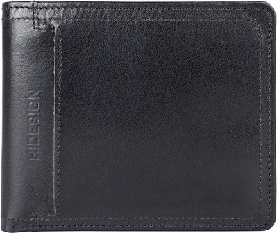 

Hidesign Men Black Genuine Leather Wallet(4 Card Slots)