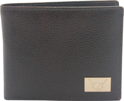 

Hidelink Men Brown Denim Wallet(5 Card Slots)