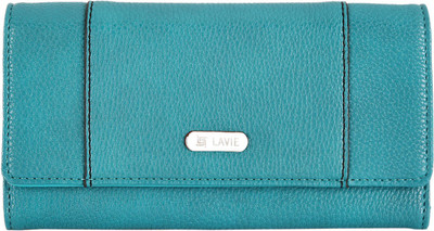 

Lavie Women Green Artificial Leather Wallet(10 Card Slots)