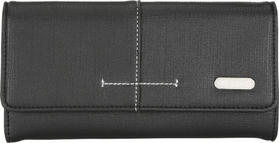 

Lavie Women Black Artificial Leather Wallet(10 Card Slots)