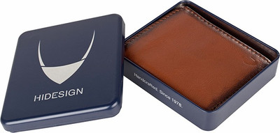 

Hidesign Men Tan Genuine Leather Wallet(4 Card Slots), Tan brown