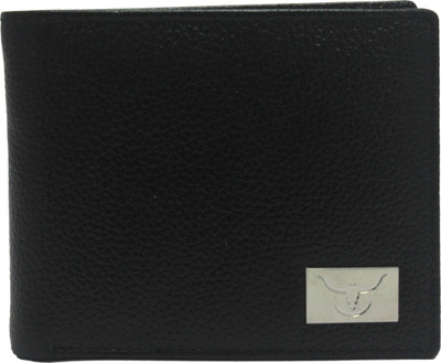 

Hidelink Men Casual Black Genuine Leather Wallet(5 Card Slots)