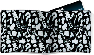 

REHBAR Men Multicolor Canvas Wallet(6 Card Slots), Black-0395