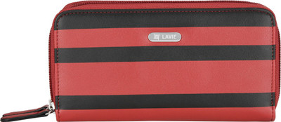 

Lavie Women Red Artificial Leather Wallet(10 Card Slots)