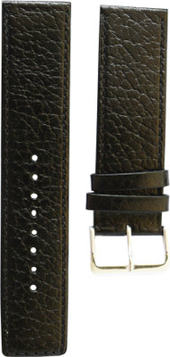

VITREND 22 mm Snake Skin Style Genuine Leather 22 mm New Watch Strap(Brown)