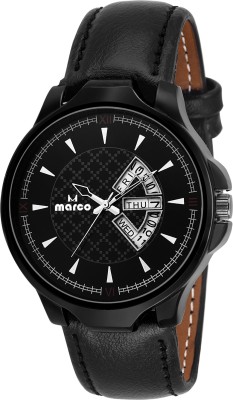 MARCO DAY N DATE MR-GR3026-BLK-BLK Watch  - For Men   Watches  (Marco)