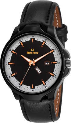 MARCO DAY N DATE MR-GR3025-BLK-BLK Watch  - For Men   Watches  (Marco)