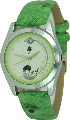 FASHION POOL LATEST HIGH DEMAND GREEN PEACOCK WATCH DIWALI COLLECTION Watch  - For Girls   Watches  (FASHION POOL)
