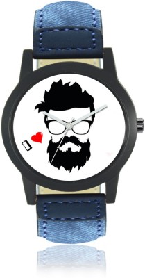 Shivam Retail SR-FX-M-407 FOXTER Beard Lover Addition For Stylist people With Good Quality Leather Strap I love Beard New Thinking Product Watch  - For Men   Watches  (Shivam Retail)