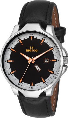 MARCO DAY N DATE MR-GR3036-BLK-BLK Watch  - For Men   Watches  (Marco)