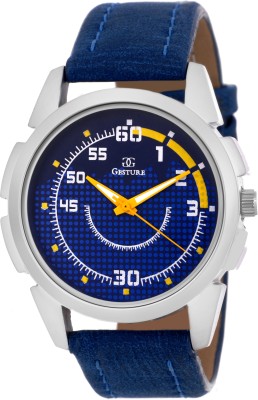 Gesture 52 Stylish Blue Watch  - For Men   Watches  (Gesture)