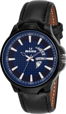 MARCO DAY N DATE MR-GR3024-BLU-BLK Watch  - For Men   Watches  (Marco)