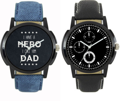 

CM Men watch Combo With Latest Collection Designer Printed Dial LR 007_0013 Watch - For Men