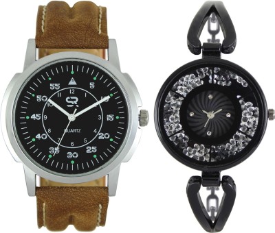 Shivam Retail SR01LR211 New Designer Arrival Leather And Metal Strap Men and Women Watch  - For Boys & Girls   Watches  (Shivam Retail)