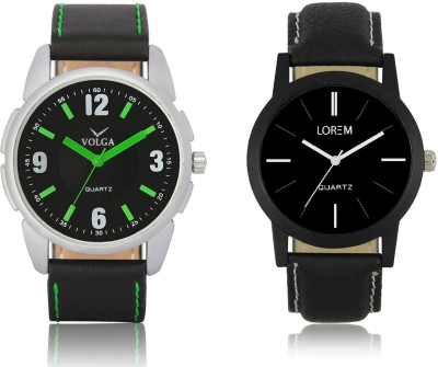 Volga VL26LR05 New Exclusive Collection Leather Strap-Belt Mens Watches Best Offer Combo Watch  - For Boys   Watches  (Volga)