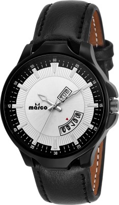 MARCO DAY N DATE MR-GR3031-WHT-BLK Watch  - For Men   Watches  (Marco)
