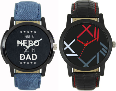 CM Men watch Combo With Latest Collection Designer Printed Dial LR 007_0012 Watch - For Men