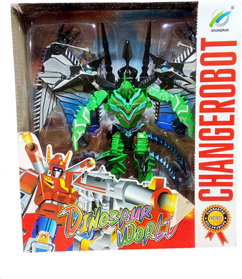 

TALKING GANESHA Transformers New Generation Age of Extinction Robot to Flying Dinosaur Pterosaurs (Green)(Green)