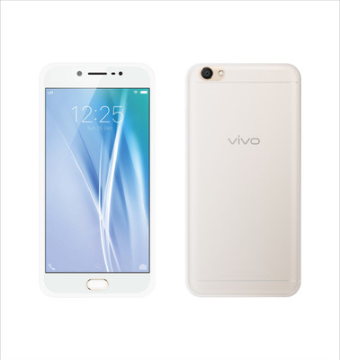 CASE CREATION Back Cover for Vivo V5 Plus Crystal Clear Fully Totu Transparent Slim(Transparent, Silicon, Pack of: 1)
