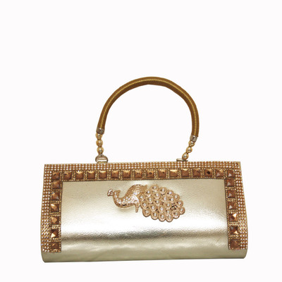 

Mcnt Casual Gold Clutch