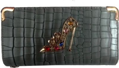 

one touch solution Casual Grey Clutch