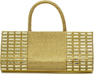 SPLICE Party Gold Clutch
