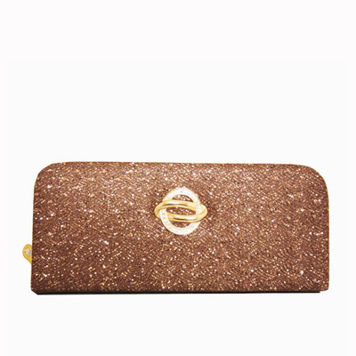 Mcnt Casual Brown Clutch