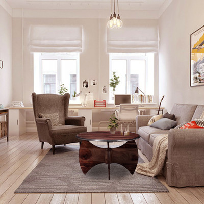 

The Attic Solid Wood Coffee Table(Finish Color - Teak)