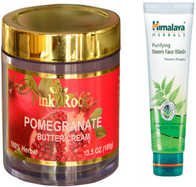 

Pink Root POMEGRANATE SCRUB WITH HIMALAYA NEEM FACE WASH(Set of 2)