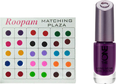 Oriflame Sweden Bindi with The One Long Wear Nail Polish - Purple In Paris 8 ml(Set of 2)