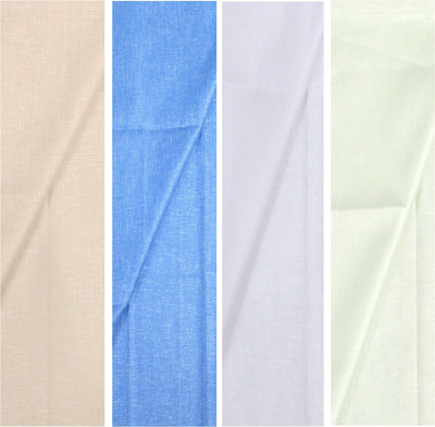 KUNDAN SULZ GWALIOR Cotton Blend Solid Shirt Fabric