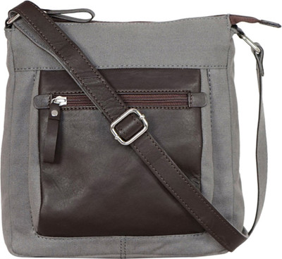 

Justanned Messenger Bag(Grey)
