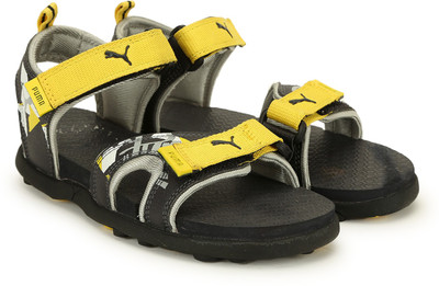 

Puma Boys & Girls Velcro Sports Sandals(Multicolor, Peacoat-grayviolet-bl.yellow