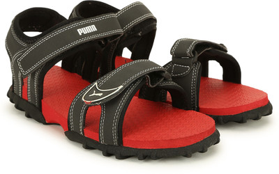 

Puma Boys & Girls Velcro Sports Sandals(Red, Asphalt-p blk-bard che
