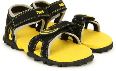 

Puma Boys & Girls Velcro Sports Sandals(Yellow, Blk-blazing y-glacier g