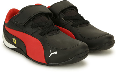 

Puma Boys Velcro Sneakers(Black, Black-rosso corsa