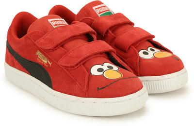 

Puma Boys & Girls Velcro Sneakers(Red, High risk red-black