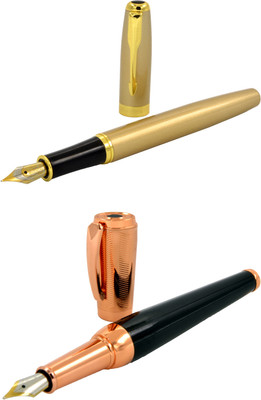 

Talesara Rose Gold Royal Collection Luxury 2 Pcs. Gift Set Fountain Pen(Pack of 2)