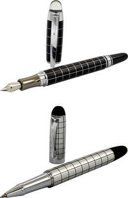 

Talesara Black Line Royal Collection Luxury 2 Pcs. Gift Set Roller Ball Pen and Fountain Pen(Pack of 2)