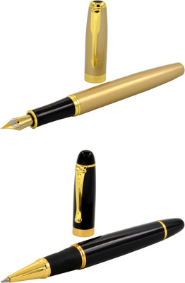 

Talesara Royal Collection Luxury 2 Pcs. Gift Set Roller Ball Pen and Fountain Pen(Pack of 2)