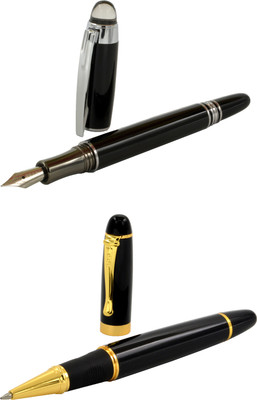 

Talesara Royal Collection Luxury 2 Pcs. Gift Set Roller Ball Pen and Fountain Pen(Pack of 2)