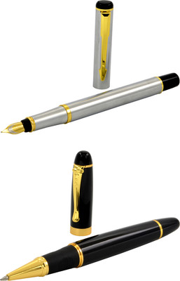 

Talesara Royal Collection Luxury 2 Pcs. Gift Set Roller Ball Pen and Fountain Pen(Pack of 2)