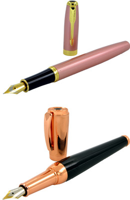 

Talesara Rose Gold Royal Collection Luxury 2 Pcs. Gift Set Fountain Pen(Pack of 2)