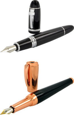

Talesara Rose Gold Royal Collection Luxury 2 Pcs. Gift Set Fountain Pen(Pack of 2)