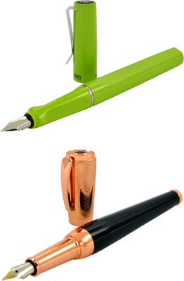 Talesara Rose Gold Royal Collection Luxury 2 Pcs. Gift Set Fountain Pen(Pack of 2)