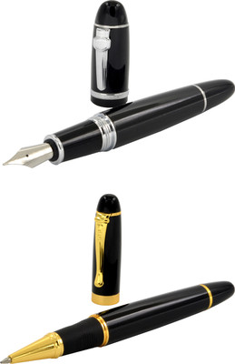 

Talesara Royal Collection Luxury 2 Pcs. Gift Set Roller Ball Pen and Fountain Pen(Pack of 2)