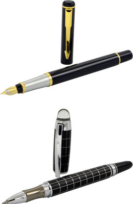 

Talesara Royal Collection Luxury 2 Pcs. Gift Set Roller Ball Pen and Fountain Pen(Pack of 2)