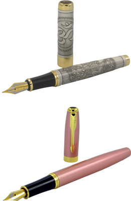 

Talesara Lord Ganesh and OM Royal Collection Luxury 2 Pcs. Gift Set Fountain Pen(Pack of 2)