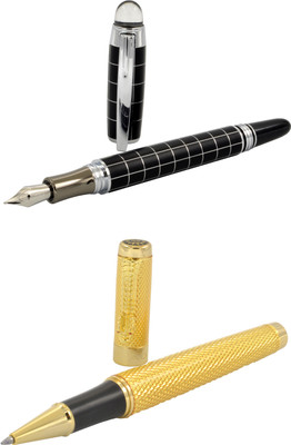

Talesara Golden Dragon Royal Collection Luxury 2 Pcs. Gift Set Roller Ball Pen and Fountain Pen(Pack of 2)