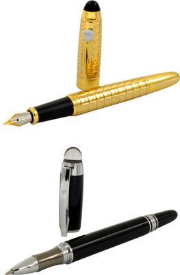 

Talesara Royal Collection Luxury 2 Pcs. Gift Set Roller Ball Pen and Fountain Pen(Pack of 2)